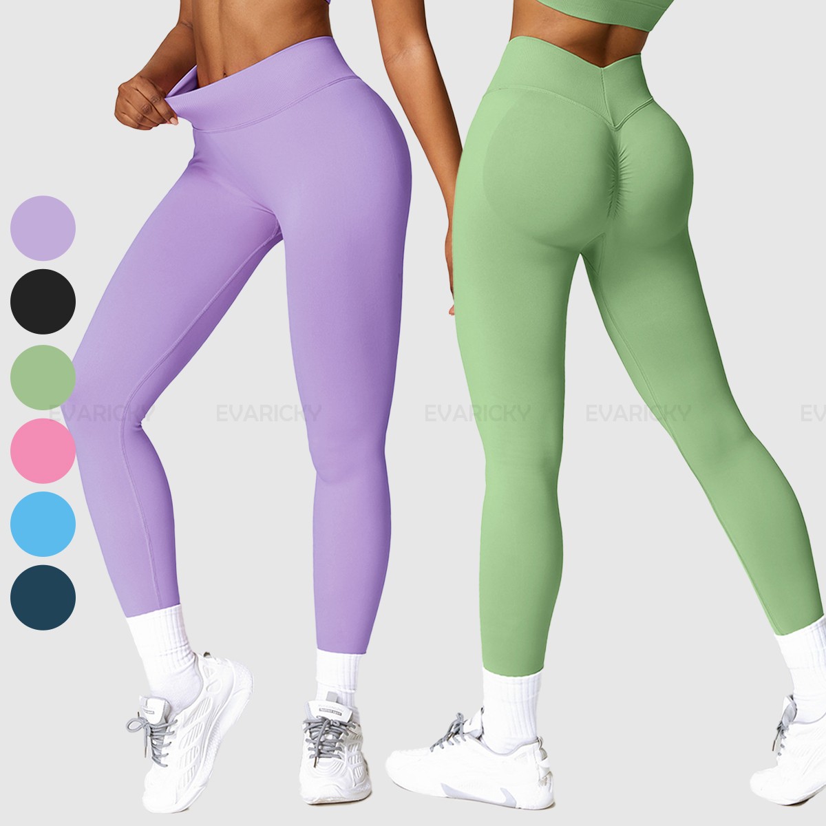 Leggings sem costura para treino esportivo