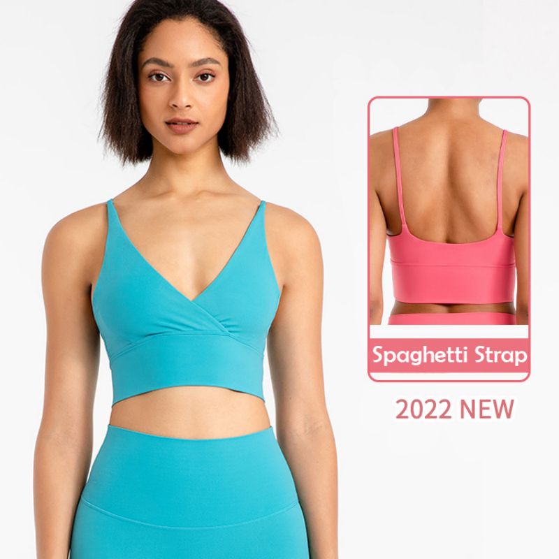 V BRA DE ESPORTES DE YOGA DE PISCO